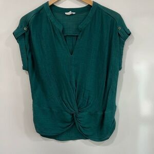Twine & String delicate twist front blouse large